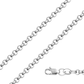 Цепь из белого золота плетения 