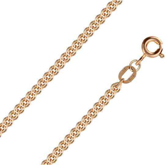 Браслет из золота плетения "Бисмарк"