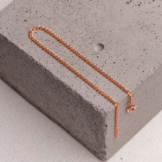 Браслет из золота плетения "Бисмарк"