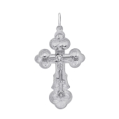 Подвеска-крест из серебра