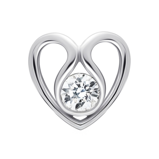 Подвеска из серебра с ювелирным кристаллом