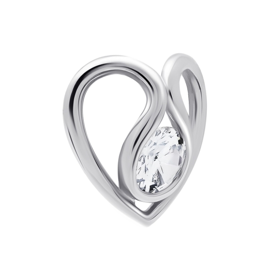 Подвеска из серебра с ювелирным кристаллом