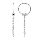 Серьги из серебра