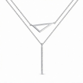 Колье из белого золота с бриллиантами