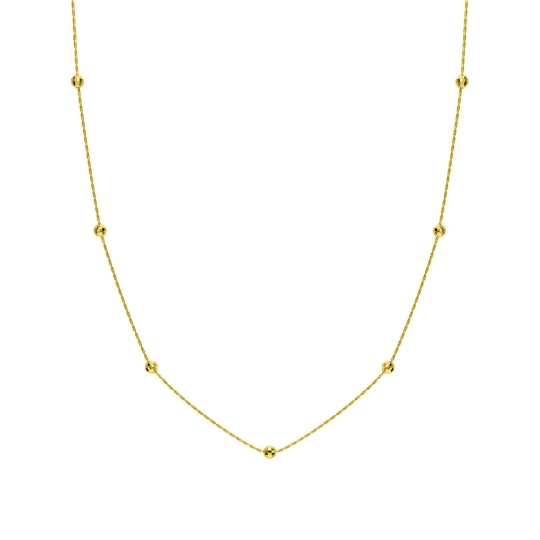 Колье из белого золота