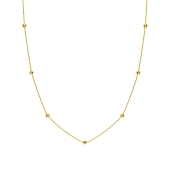 Колье из лимонного золота