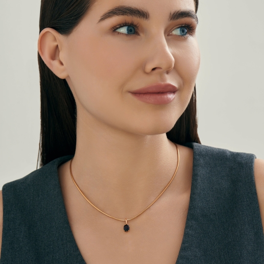 Серьги из серебра с позолотой и гранатами