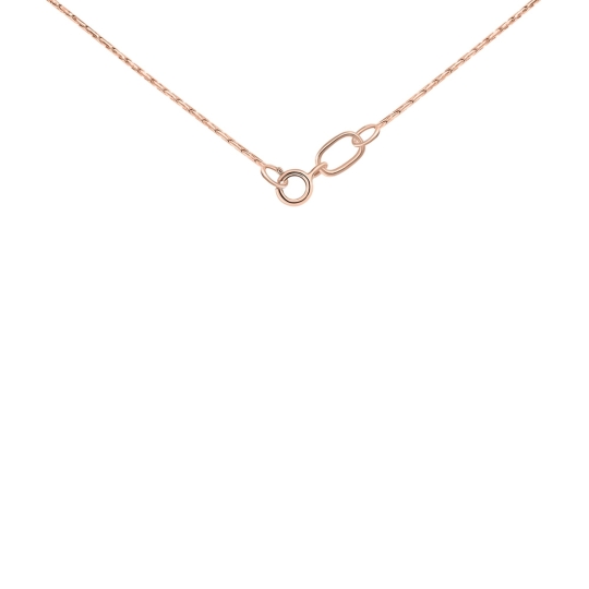 Колье на леске с золотыми вставками и фианитом