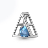 Подвеска из серебра с ювелирным кристаллом