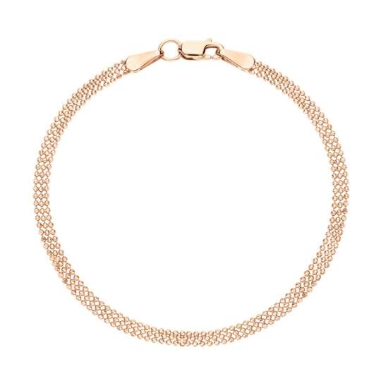 Браслет из золота плетения "Бисмарк"