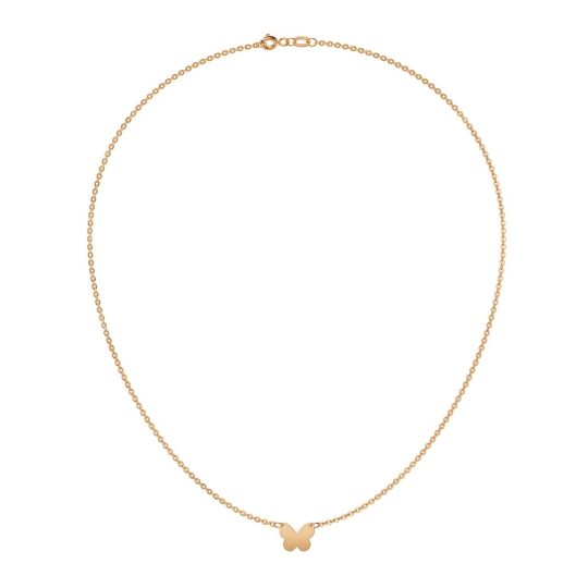 Колье на леске с золотыми вставками и фианитом