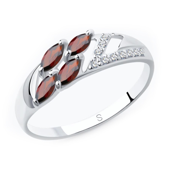 Кольцо-печатка из серебра