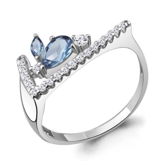 Кольцо из серебра с жемчугом