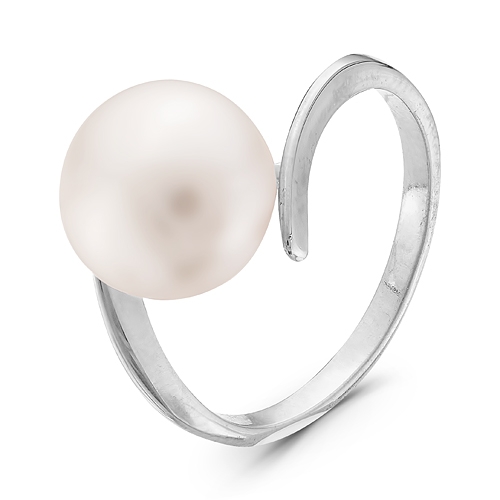 Кольцо из серебра с жемчугом