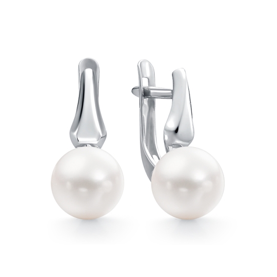 Кольцо из серебра с жемчугом