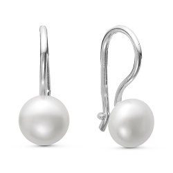 Серьги-кольца из серебра