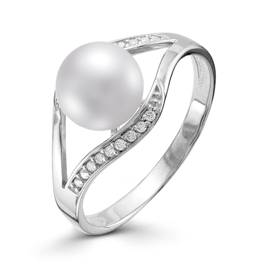 Кольцо из серебра с горным хрусталем