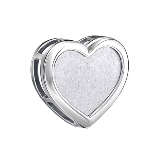 Подвеска из серебра с позолотой и фианитами