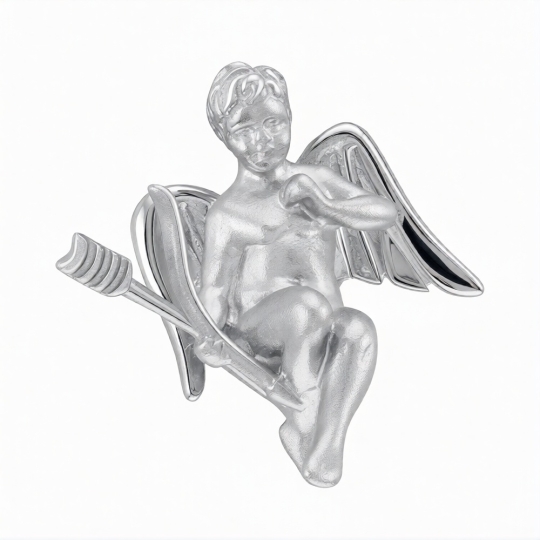 Подвеска из серебра с топазами London и фианитами