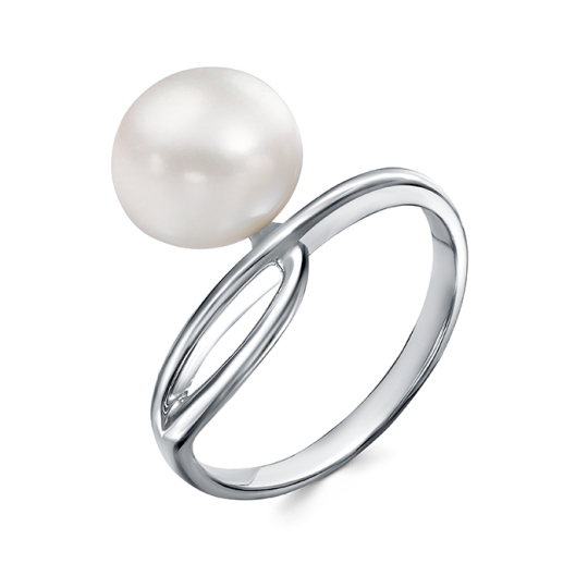 Серьги из серебра с жемчугом