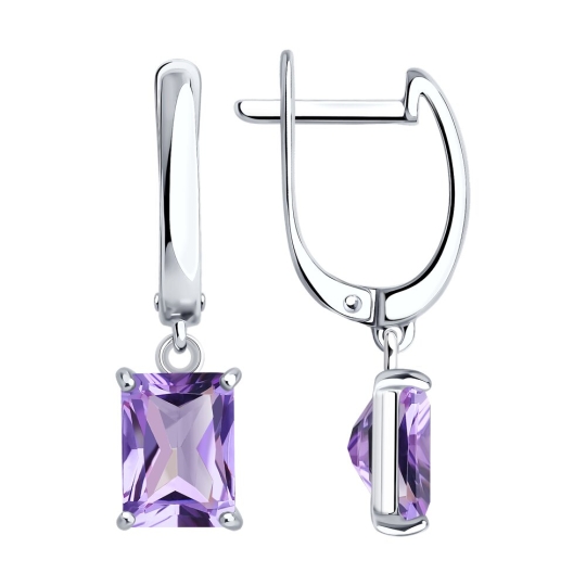 Кольцо из серебра с аметистом