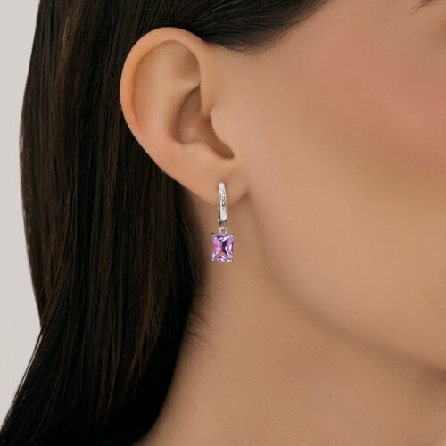 Кольцо из серебра с аметистом