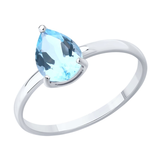 Кольцо из серебра с миксом камней