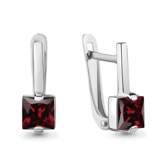 Подвеска из серебра с гранатом