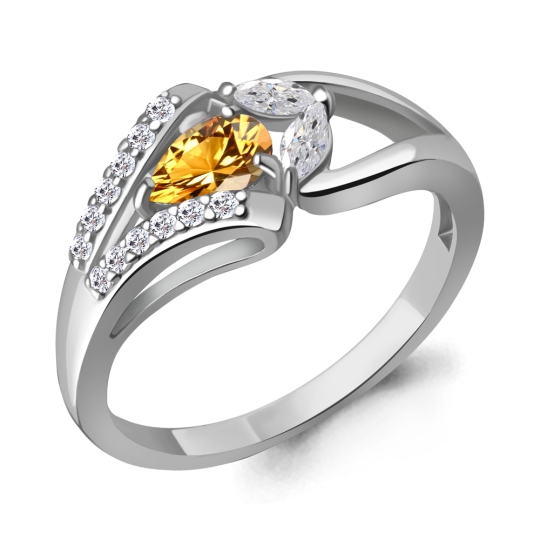 Кольцо-печатка из серебра 