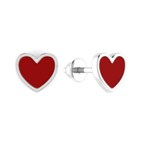 Серьги из серебра с бриллиантами