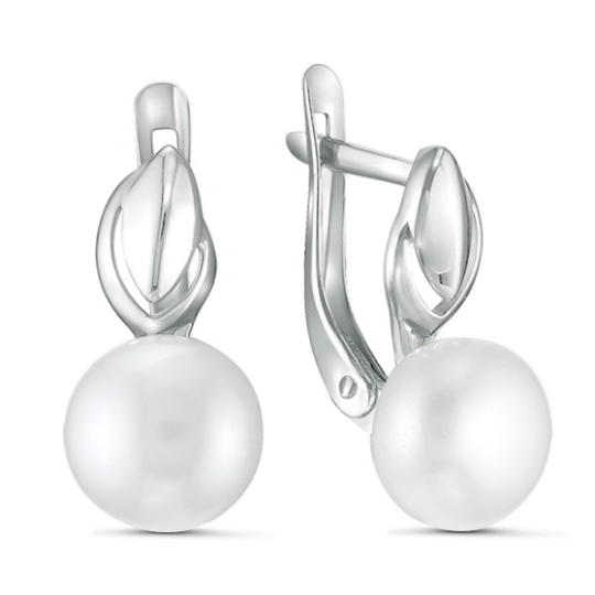 Кольцо из серебра с жемчугом