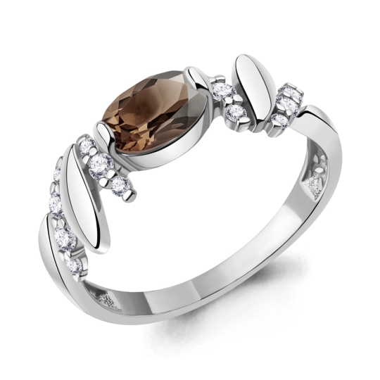 Кольцо из серебра с агатом