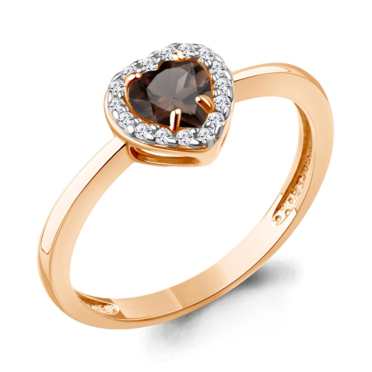 Кольцо из серебра с топазом London