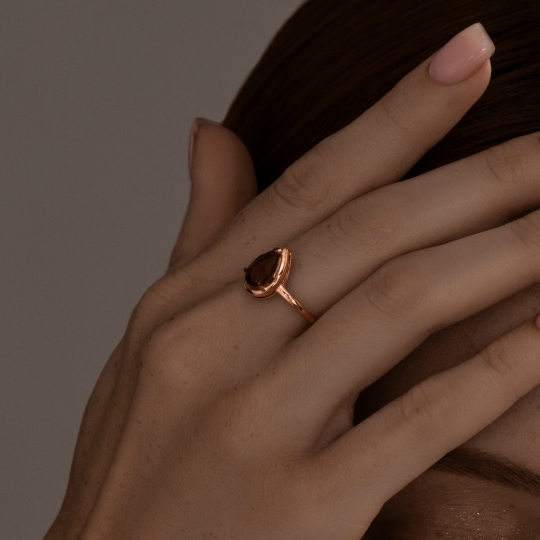 Кольцо из серебра с эмалью