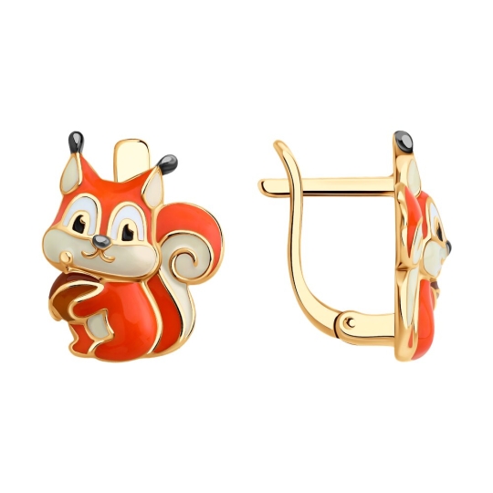 Серьга-кафф из серебра