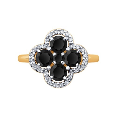 Кольцо из серебра с янтарем