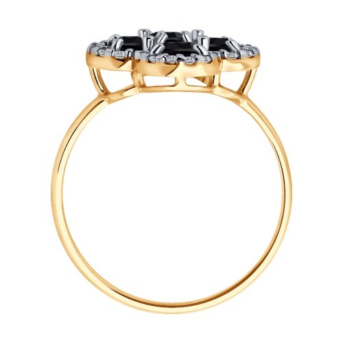 Кольцо из серебра с янтарем