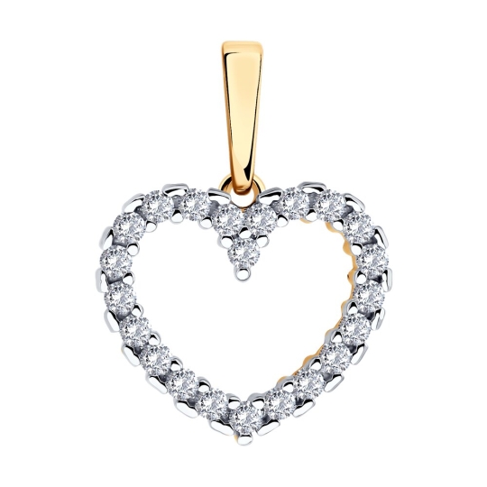 Подвеска-крест из серебра с чернением