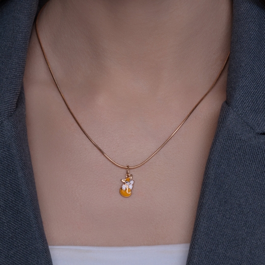 Подвеска из серебра с гранатами