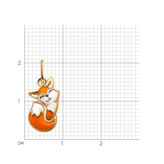 Подвеска из серебра с гранатами
