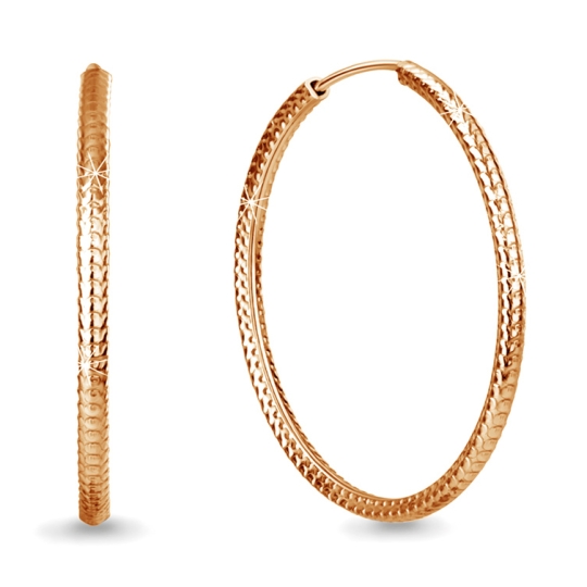 Серьги из серебра с позолотой и фианитами 