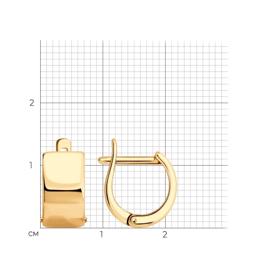 Серьги из серебра с позолотой, жемчугом и фианитами