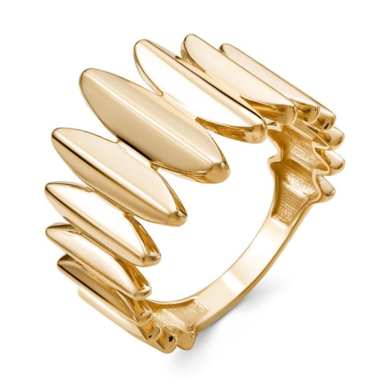 Серьги из серебра с позолотой