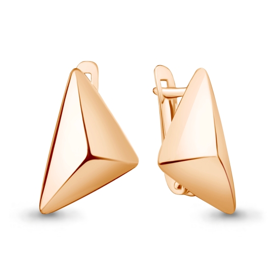 Серьги из серебра с ювелирными кристаллами и фианитами