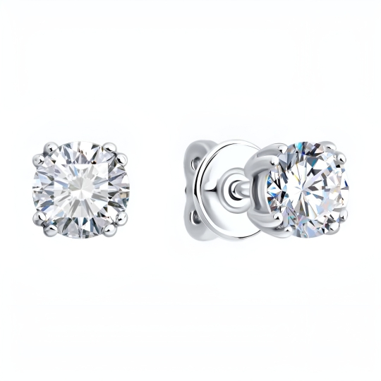 Серьги из золота с бриллиантами