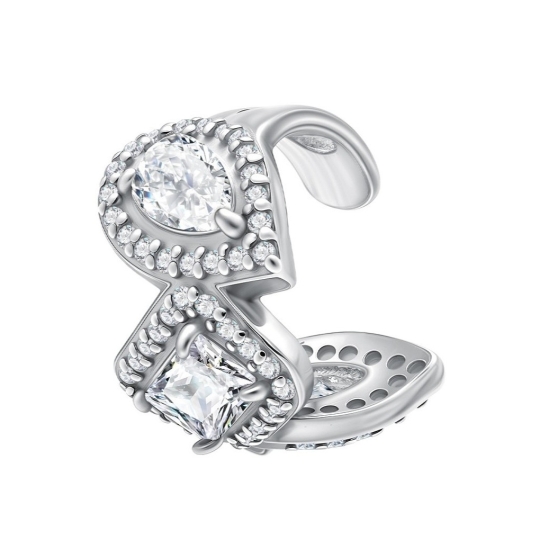 Серьги из серебра с эмалью