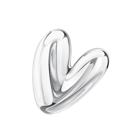 Подвеска из серебра с фианитом