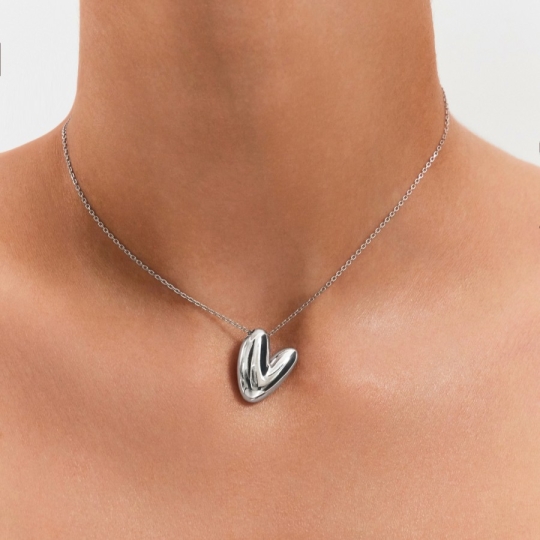 Подвеска из серебра с фианитом