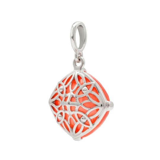 Подвеска из серебра с ювелирным кристаллом