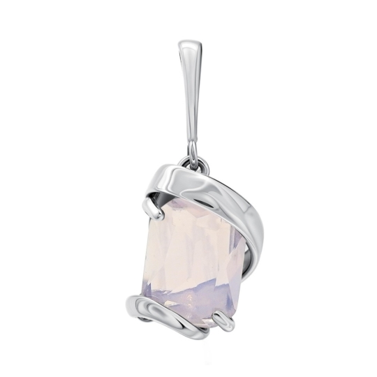 Подвеска-крест из серебра